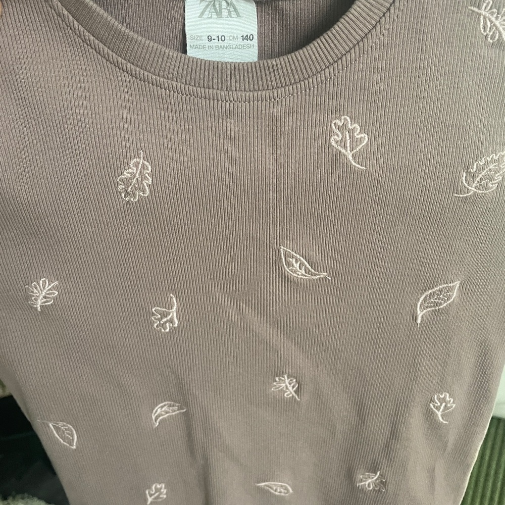 Zara Rib Embroidered Shirt - Picture 5 of 6